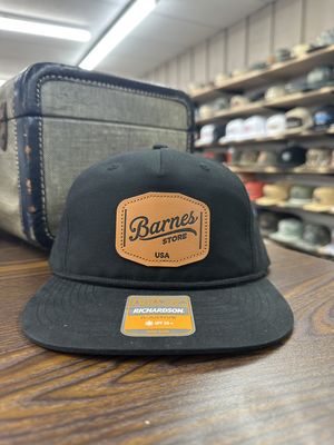 Leather Patch Roper - Black