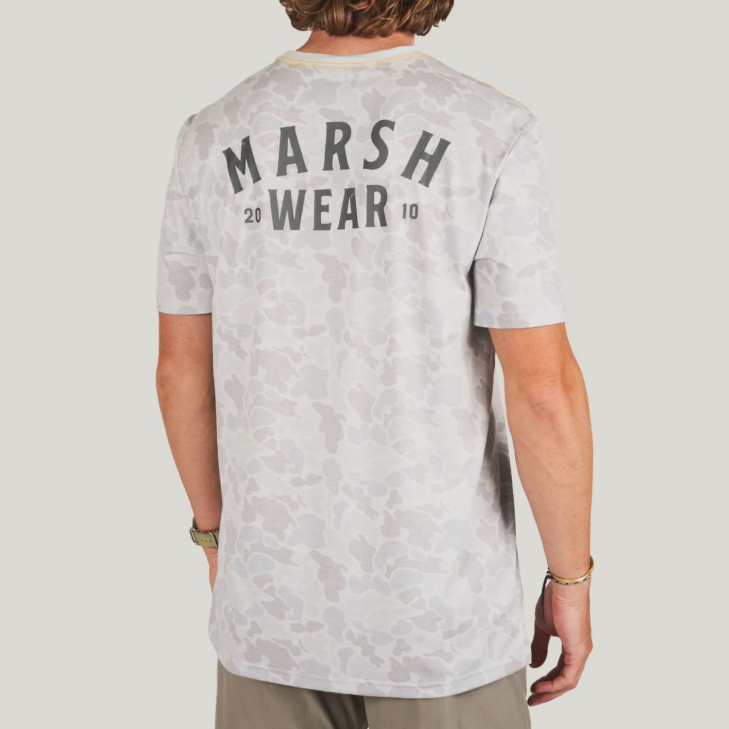 Stackhouse Hagood Short Sleeve Shirt, Color: GCAM-Gray Camo, Size: MED