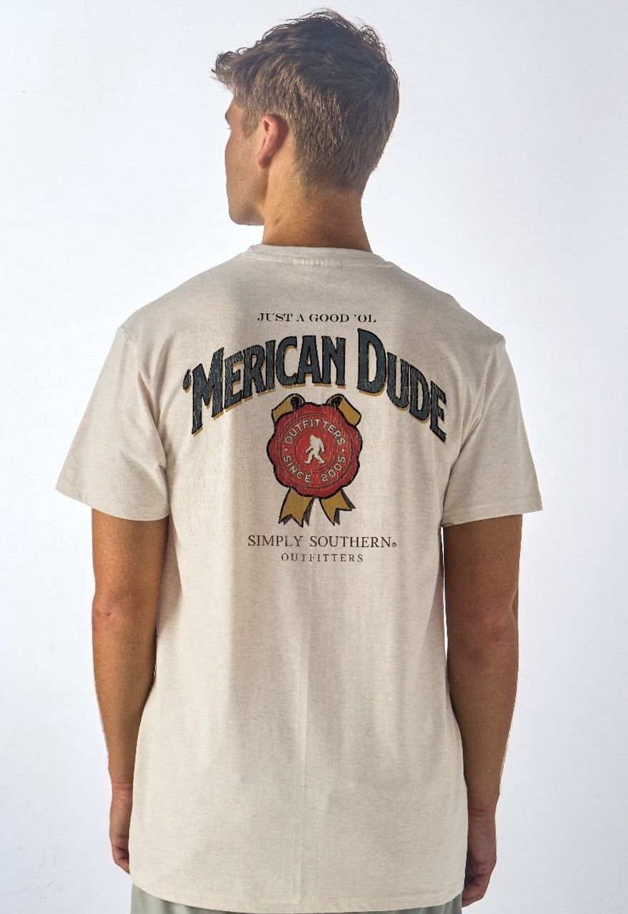 Men&#39;s Label Short Sleeve T-Shirt