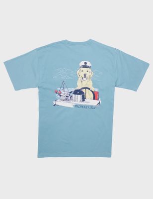 Golden Captain Short Sleeve Tee - Coastal Sky