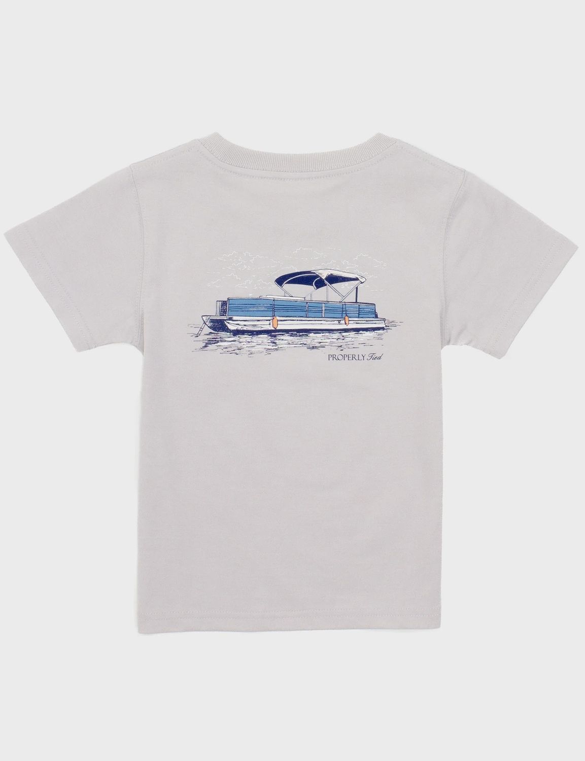Party Barge Short Sleeve Tee - Ice Grey