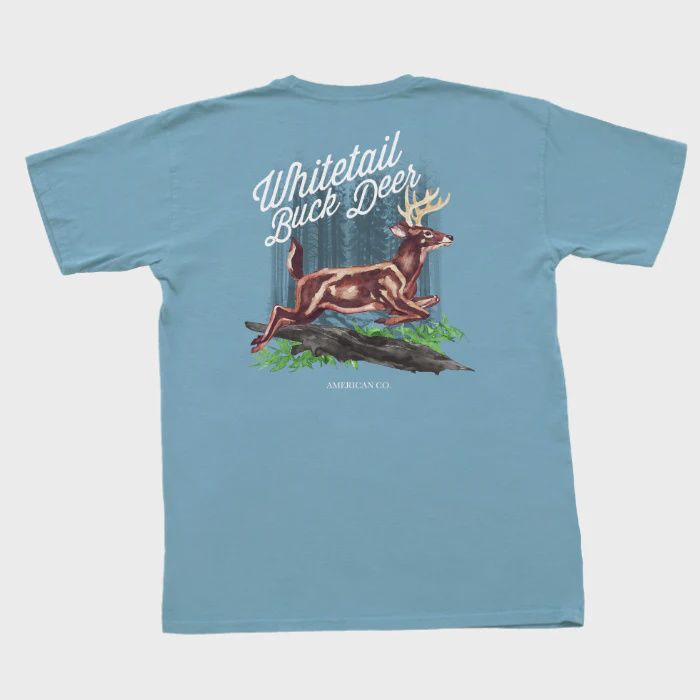 Whitetail Buck Deer Short Sleeve Tee