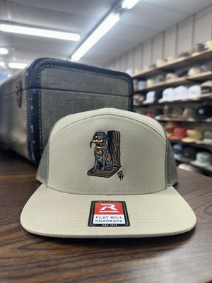 Lab and Bumper 7-Panel Hat - Khaki/Loden