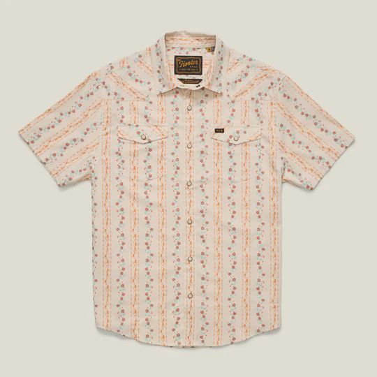 HBarB Snapshirt, Color: RIV-Hibiscus Ribbons, Size: MED