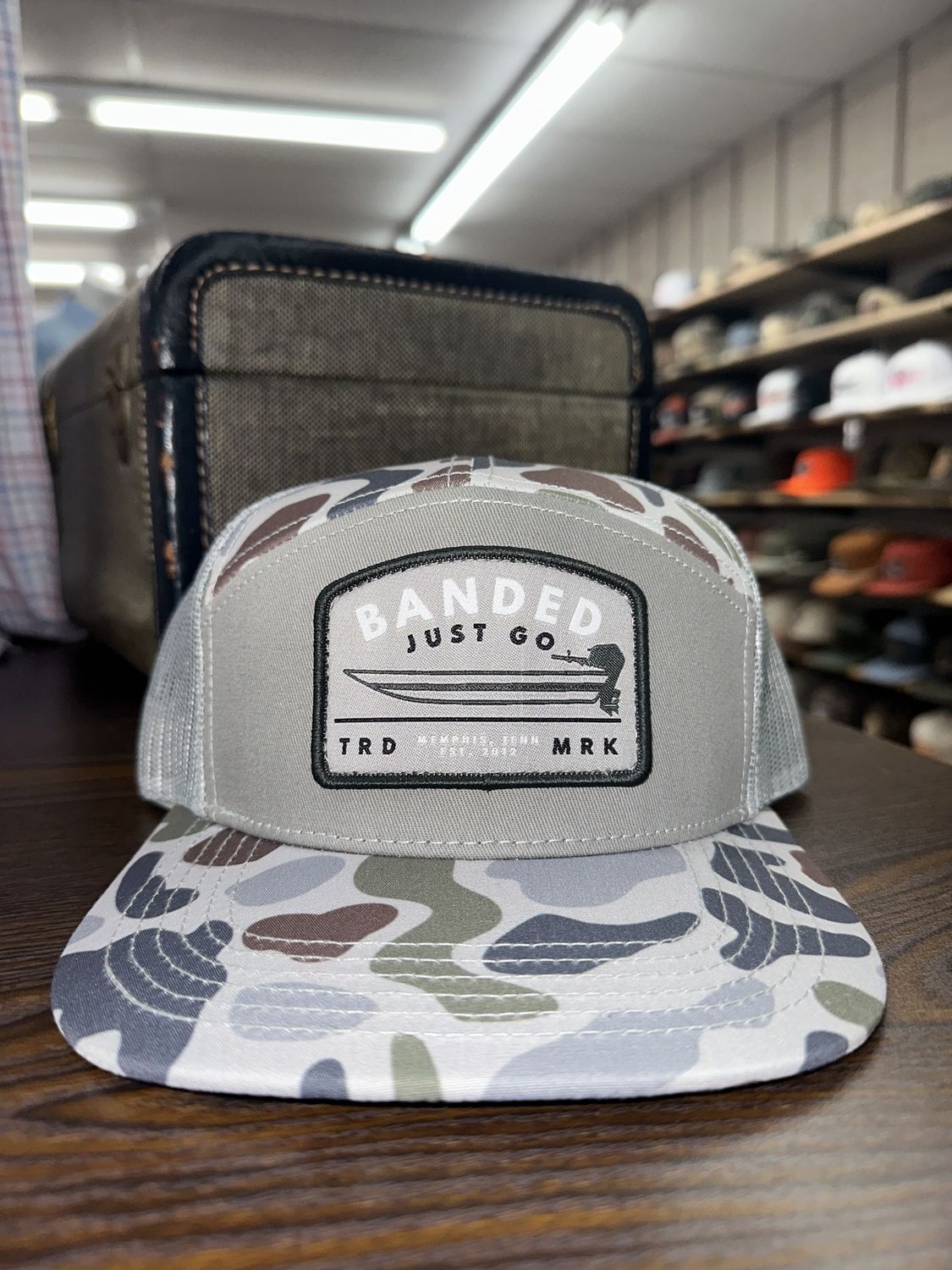 Banded Just Go - Brackish and Smoke Hat