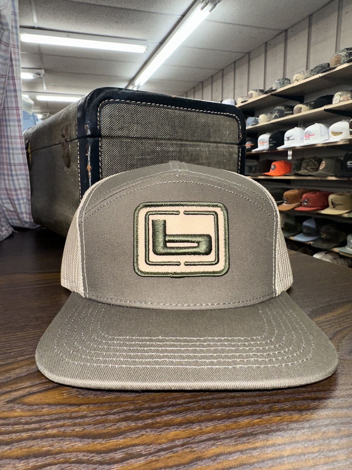 Banded Logo Hat - Olive and Balsa