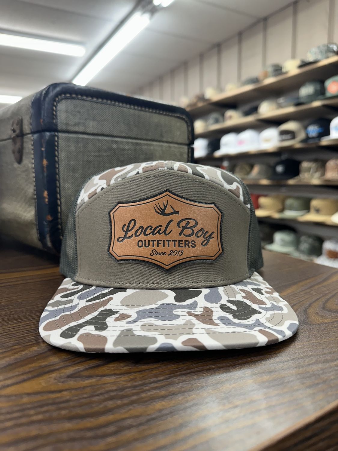 Antler Buckle 7 Panel Hat