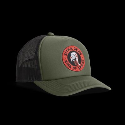 King of Spring Hi Pro Foam Trucker - Olive Green