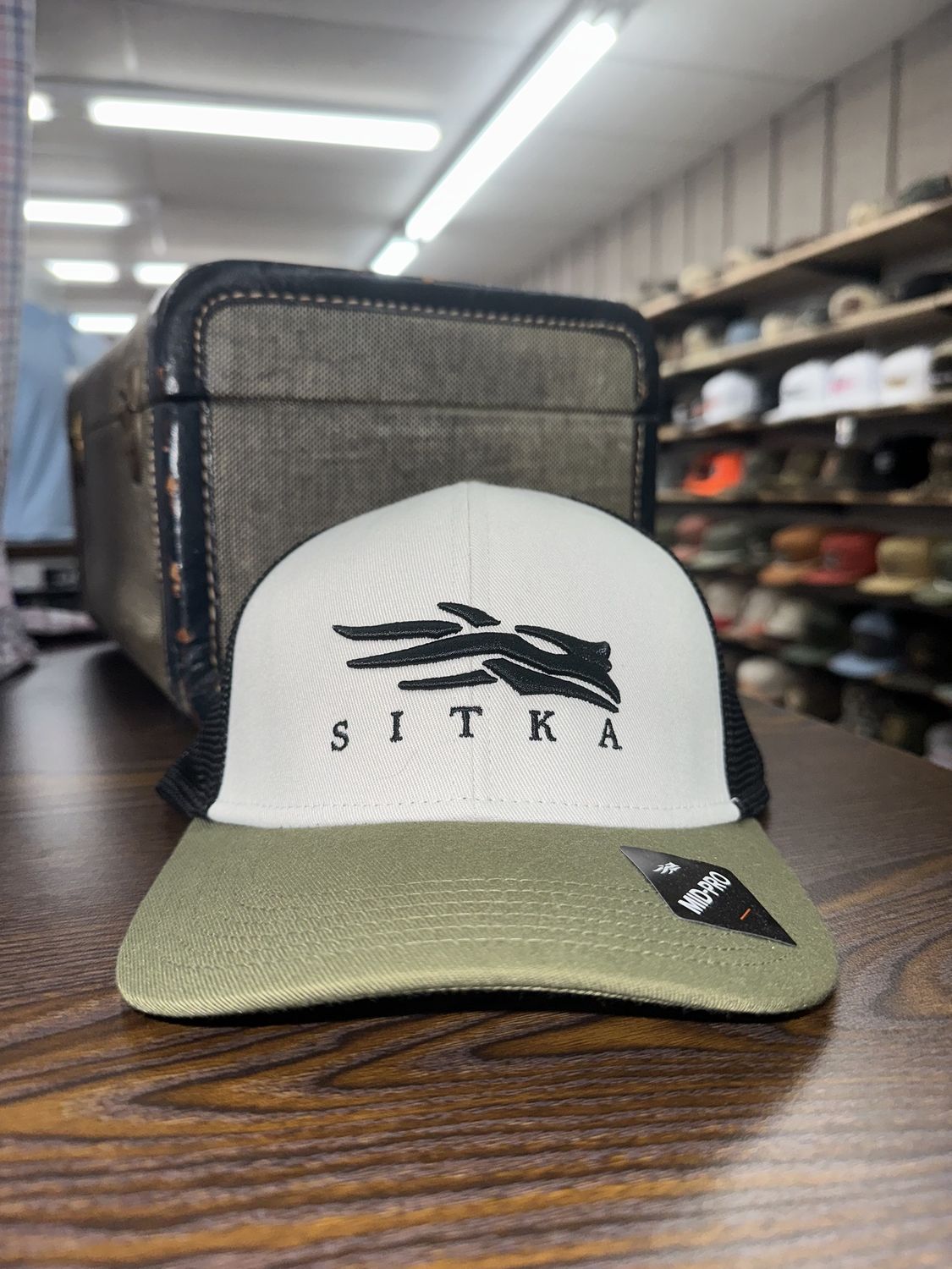 Icon Flex Mid Pro Trucker - Olive Green