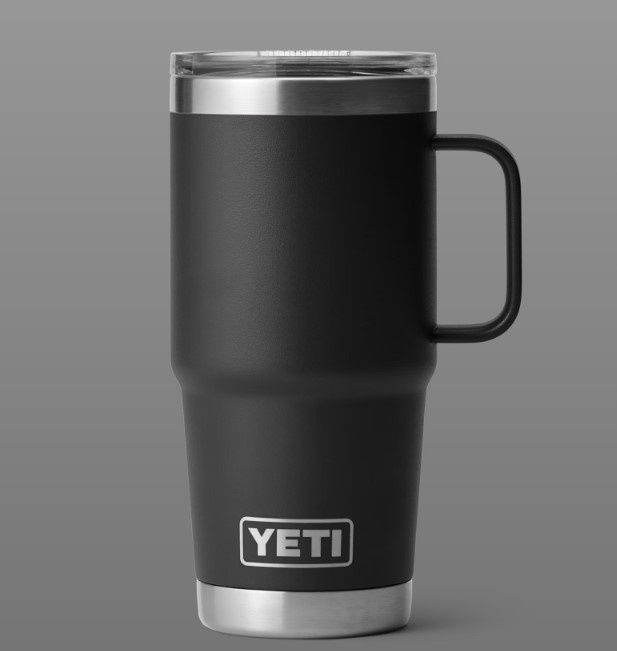 Rambler 20oz Travel Mug w/ Stronghold Lid, Color: Black