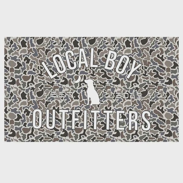 Camo Local Boy Logo Flag