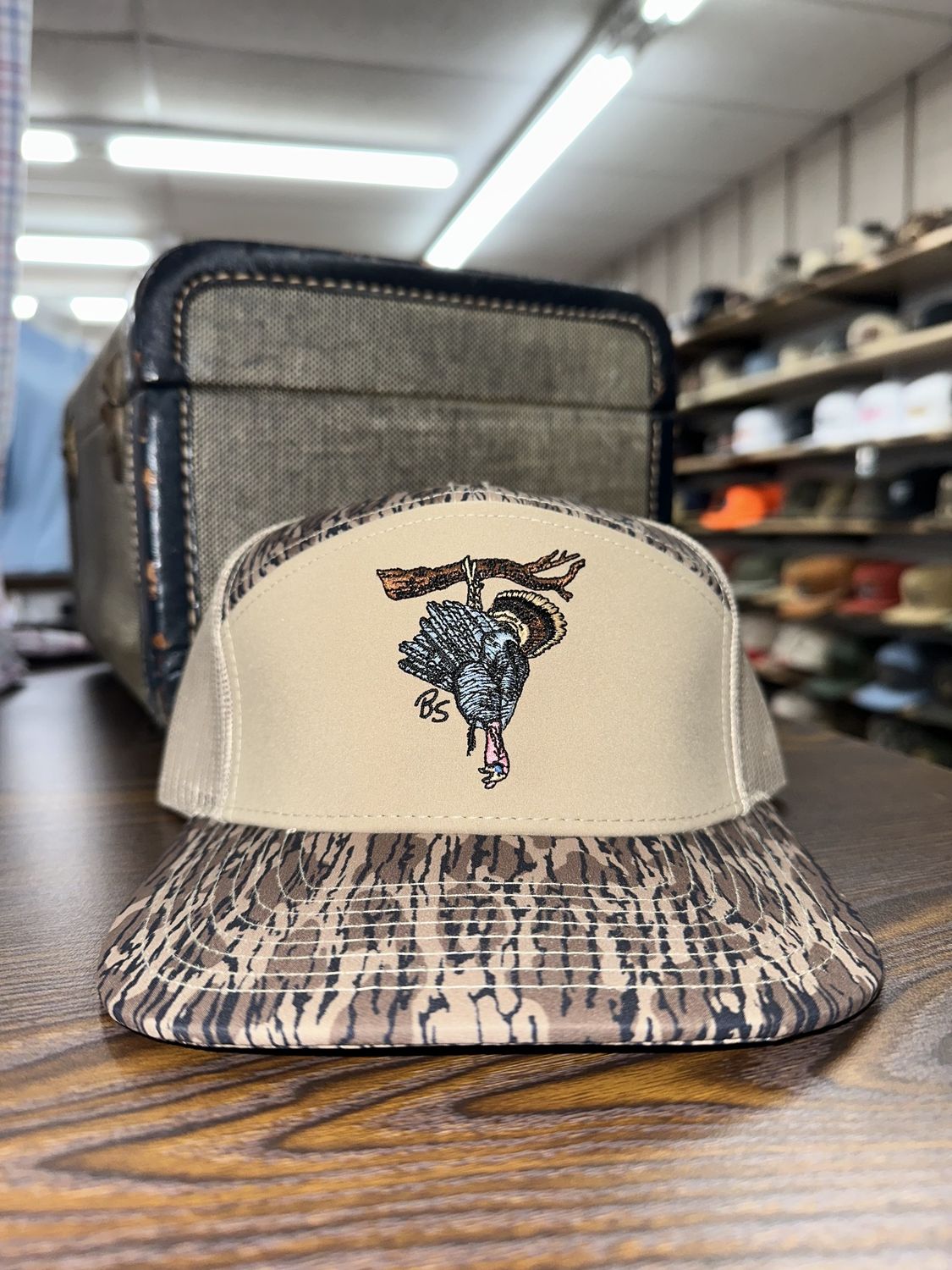 Hangin&#39; Tom 7 Panel Hat - Timber Camo