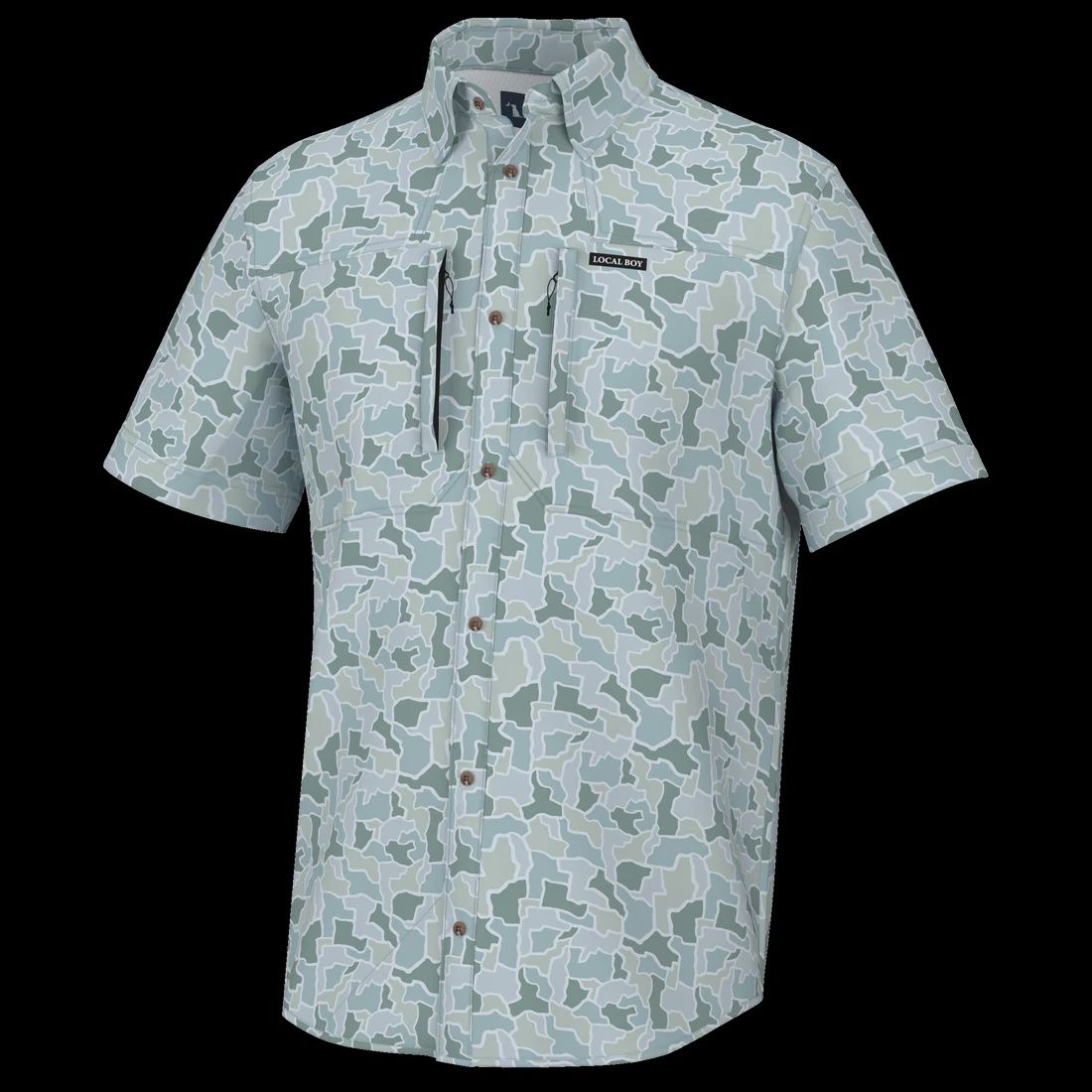 Backcountry Fishing Shirt - Glacier Camo