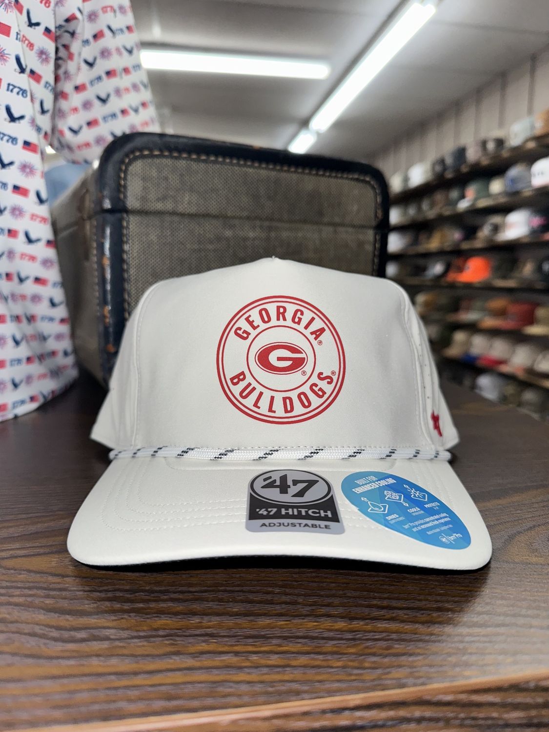Georgia Bulldogs Chalk Cypher 47 Midfield SF Hat