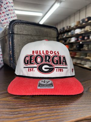 Georgia Bulldogs White Rustic 47 Hitch Hat