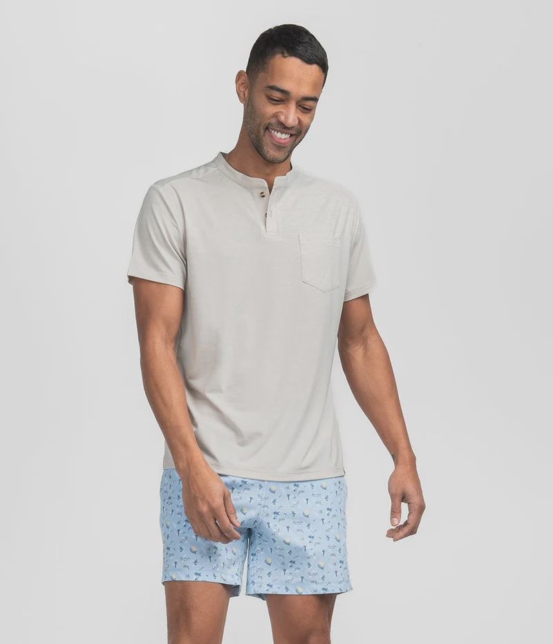 Max Comfort Henley Short Sleeve Shirt