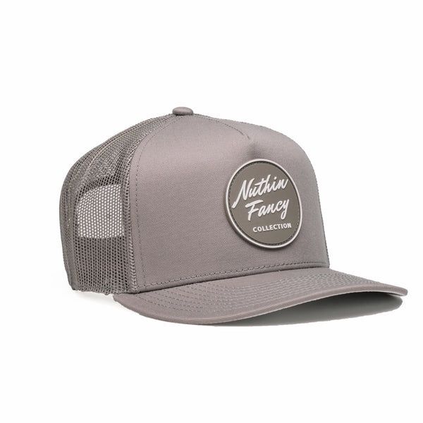 Pioneer Casual Trucker Hat - Grey/White