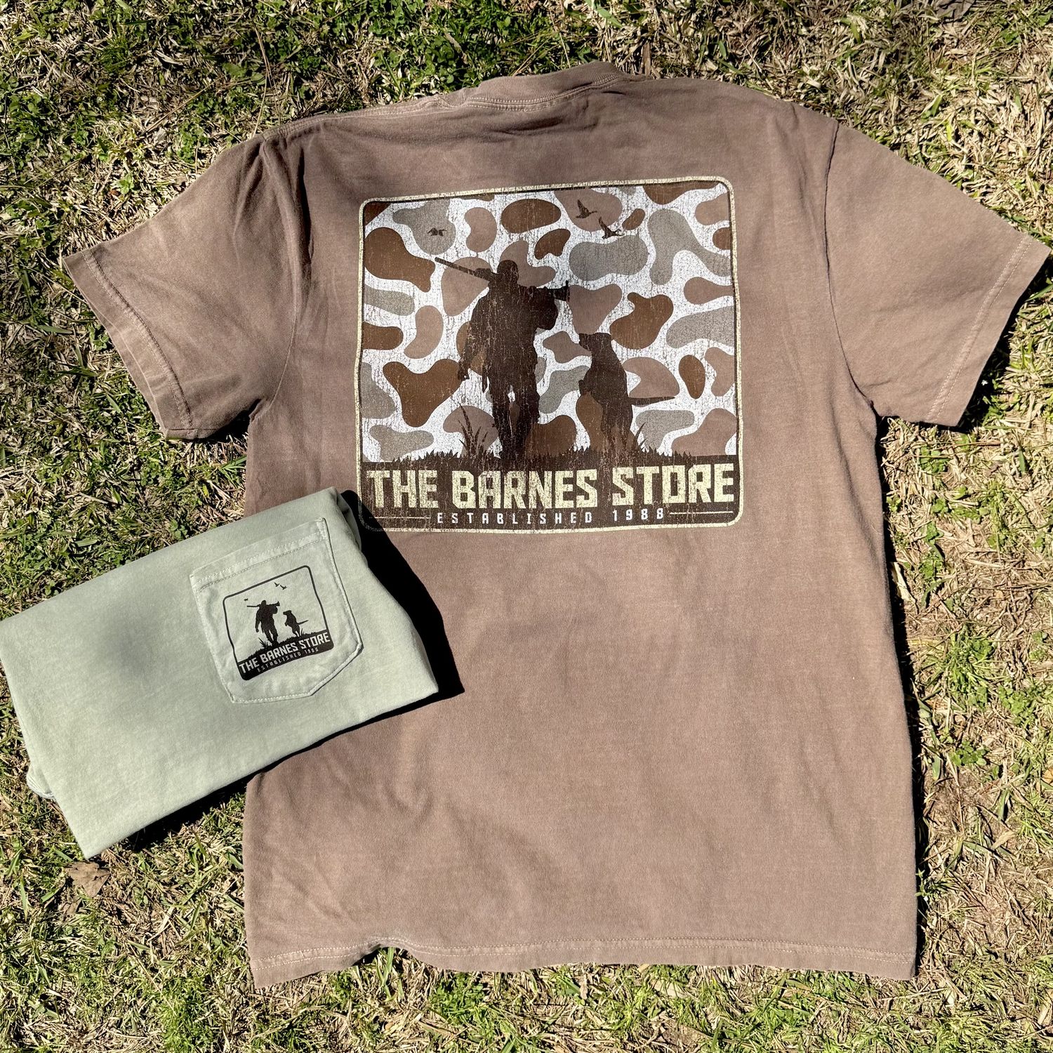 In The Field SS Tee, Color: Espresso, Size: SML