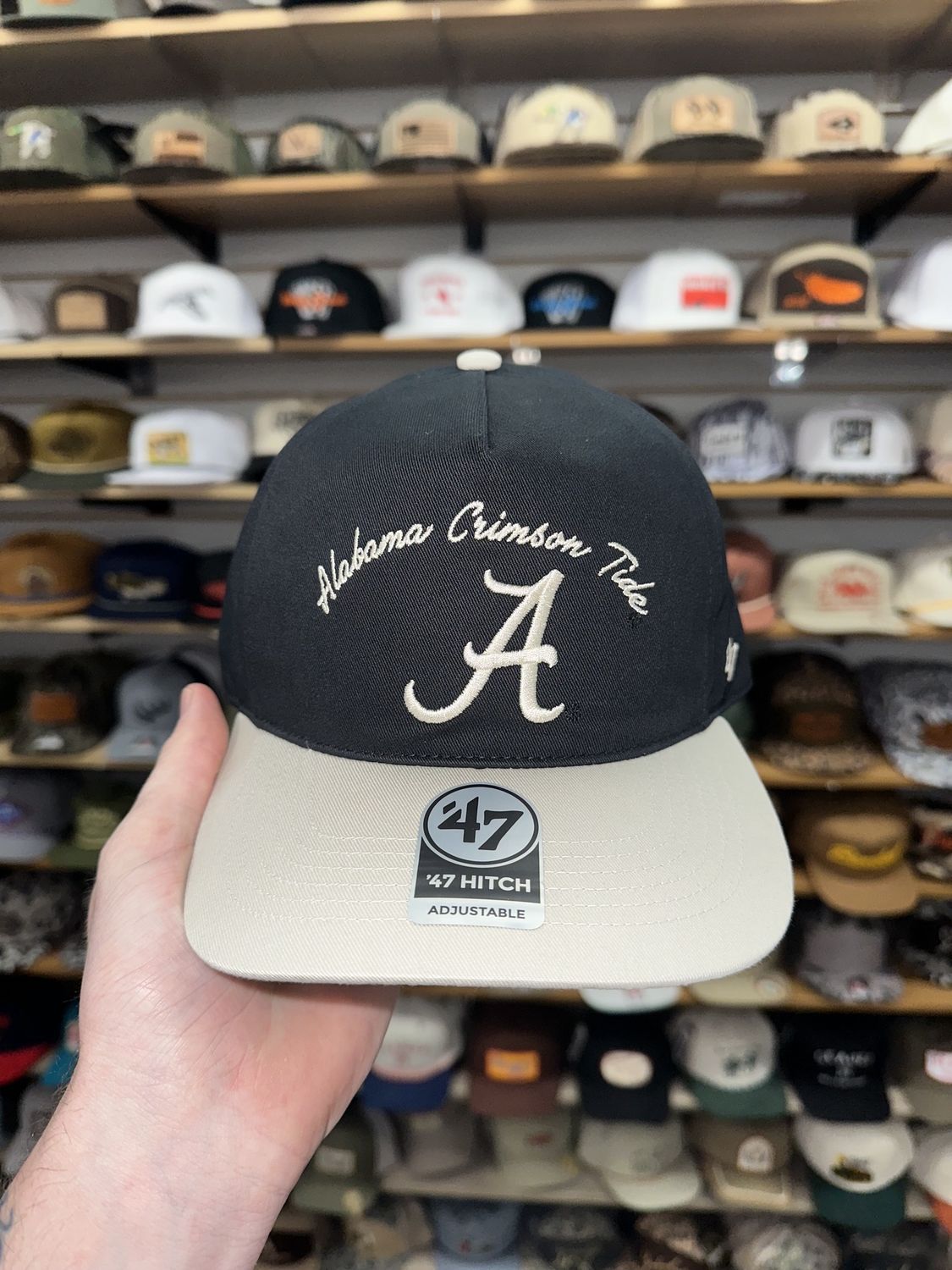 Alabama Crimson Tide Black Stable Hat 47