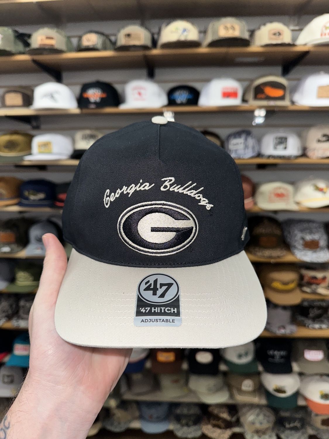 Georgia Bulldogs Black Stable 47 Hat