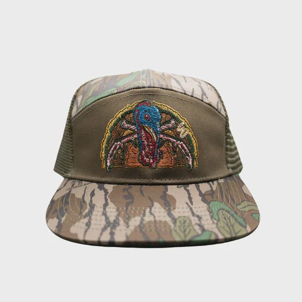 Crossbone Turkey Greenleaf 7 Panel Hat