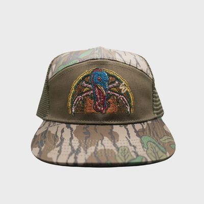 Crossbone Turkey Greenleaf 7 Panel Hat