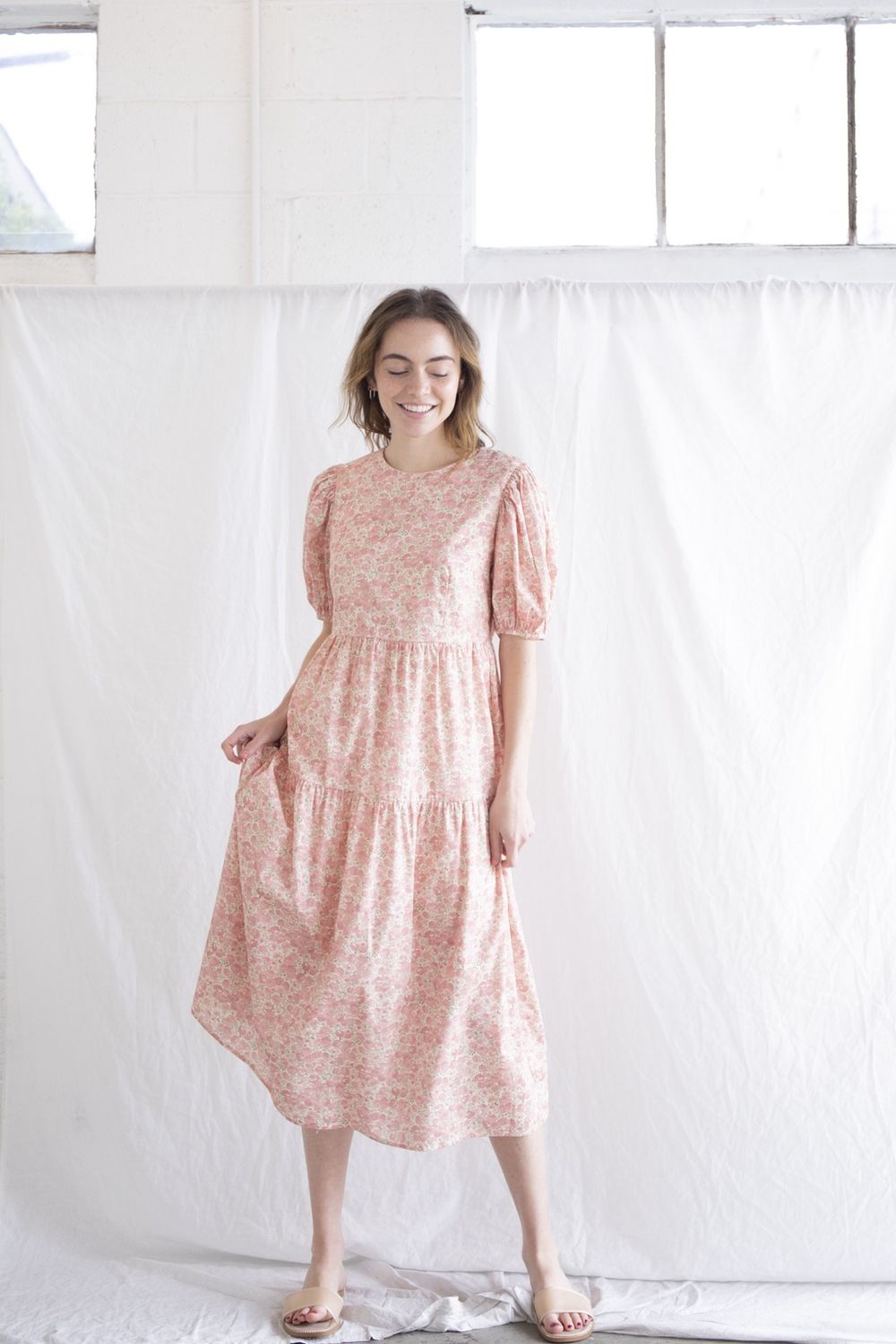 Forever Falling Midi Dress