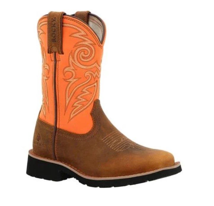 Kid&#39;s Rocky Mono Crepe Western - Orange