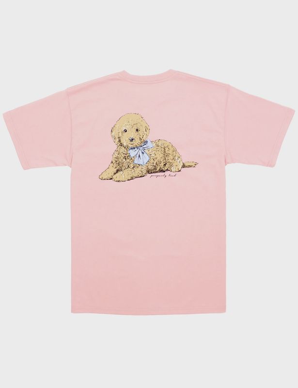 Doodle Short Sleeve Tee - Blush