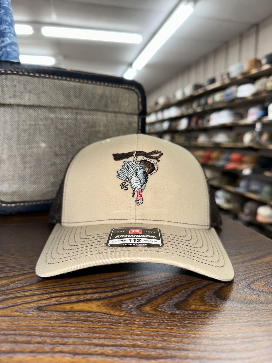 Hanging Tom Trucker Khaki Coffee