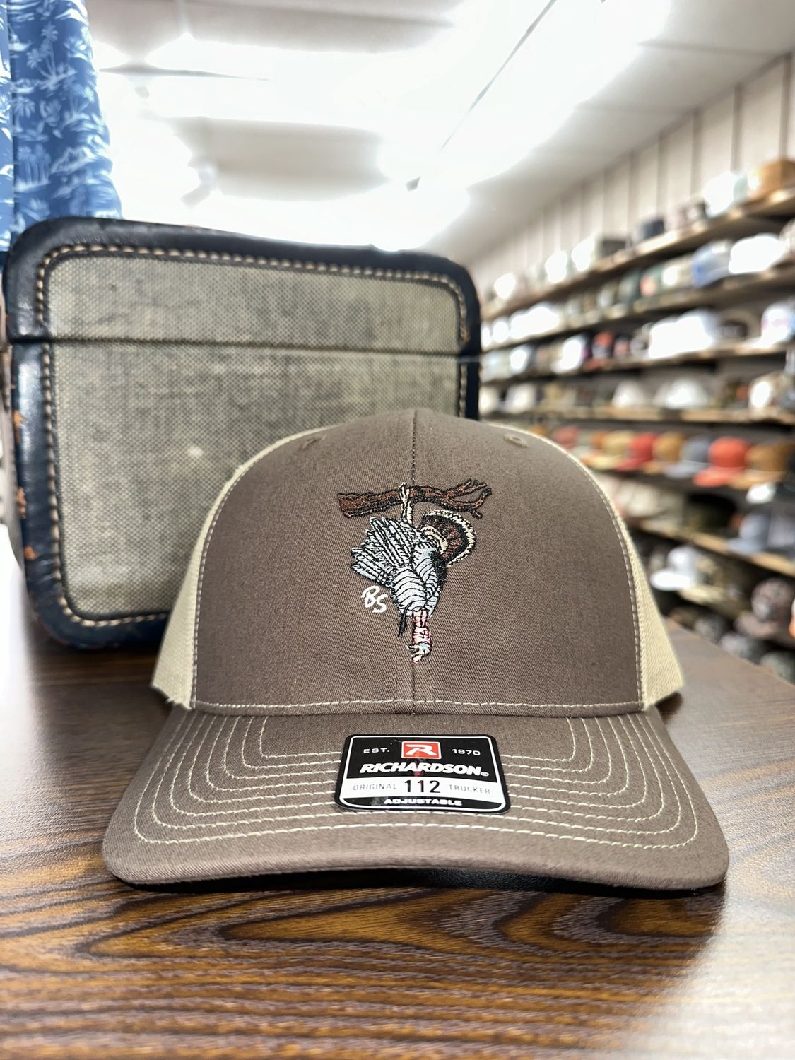 Hanging Tom Trucker Hat - Brown/Khaki