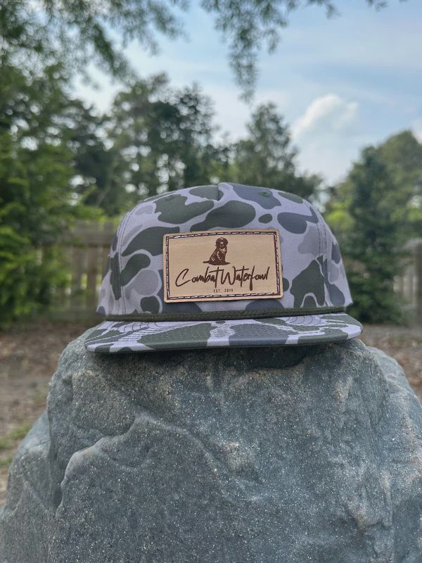 Grandpa Lab Patch Rope Hat - Duck Camo