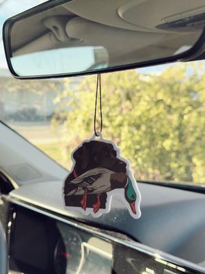 Chocolate Lab &amp; Mallard Air Freshner - Sandalwood