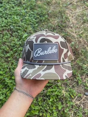 Youth Gray Patch Camo Hat