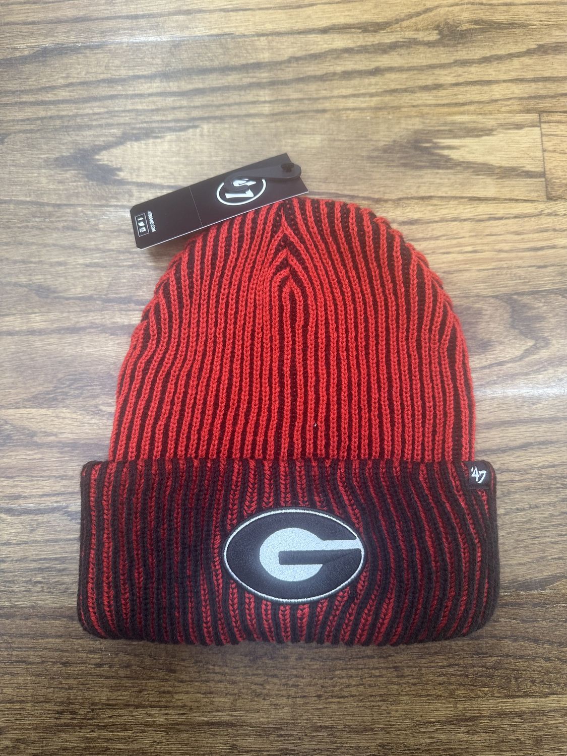 Georgia Bulldogs Red Cold Snap Beanie