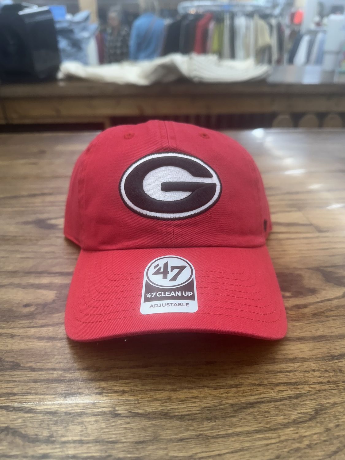Georgia Bulldogs Red Clean Up Hat
