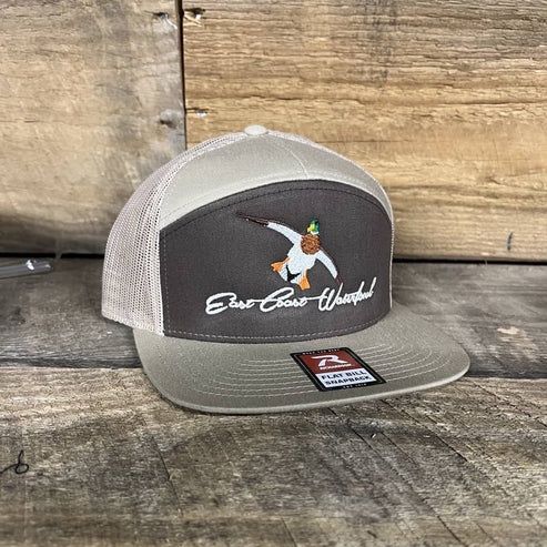 Embroidered Mallard 7-Panel - Brown/Khaki