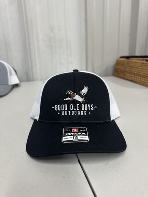 Flying Wood Duck Youth Hat - Black/White