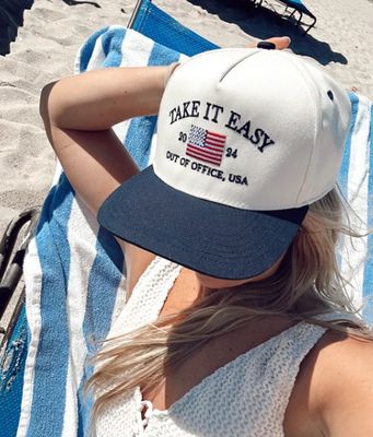 Take It Easy Vintage Trucker Hat