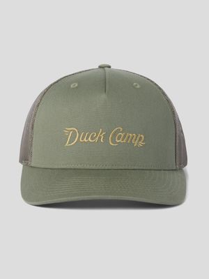 Duck Camp Austin Trucker Hat - Thyme