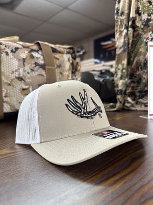 Antler Shed Trucker Hat - Khaki/White