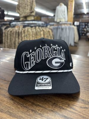 Georgia Bulldogs Black Roscoe Speckle 47 Hitch Hat