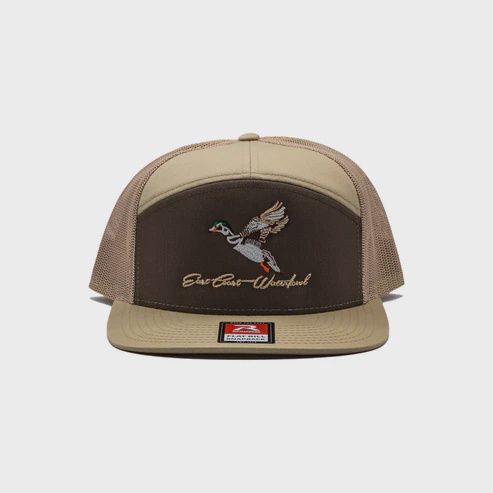 Embroidered Woodie 7-Panel - Brown/Khaki