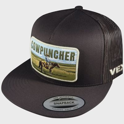 Cowpuncher Open Range Hat - Brown/Coffee