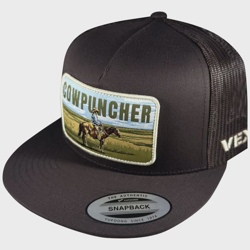 Cowpuncher Open Range Hat - Brown/Coffee