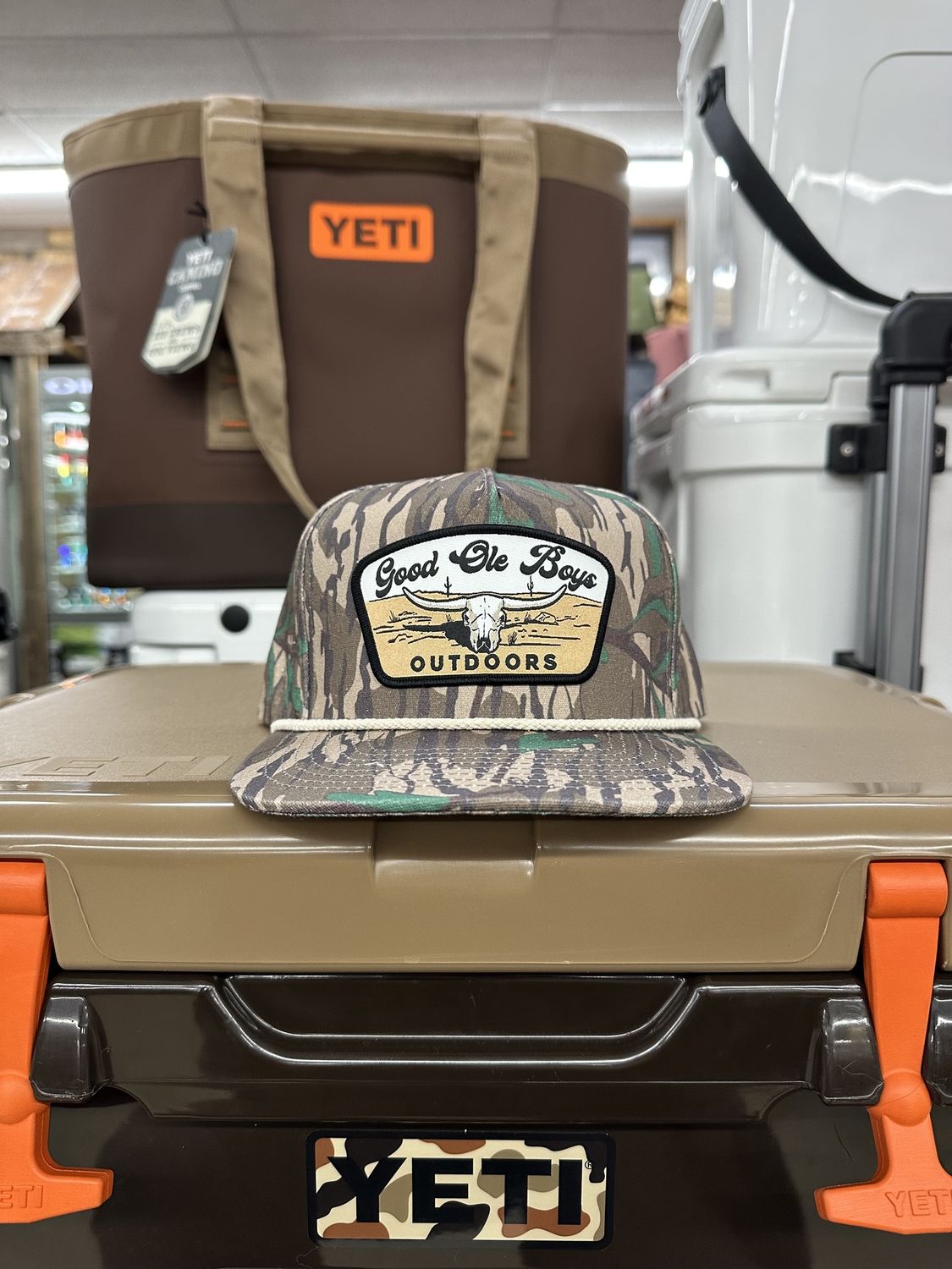 GOB Cattle Skull Patch Rope Hat Greenleaf