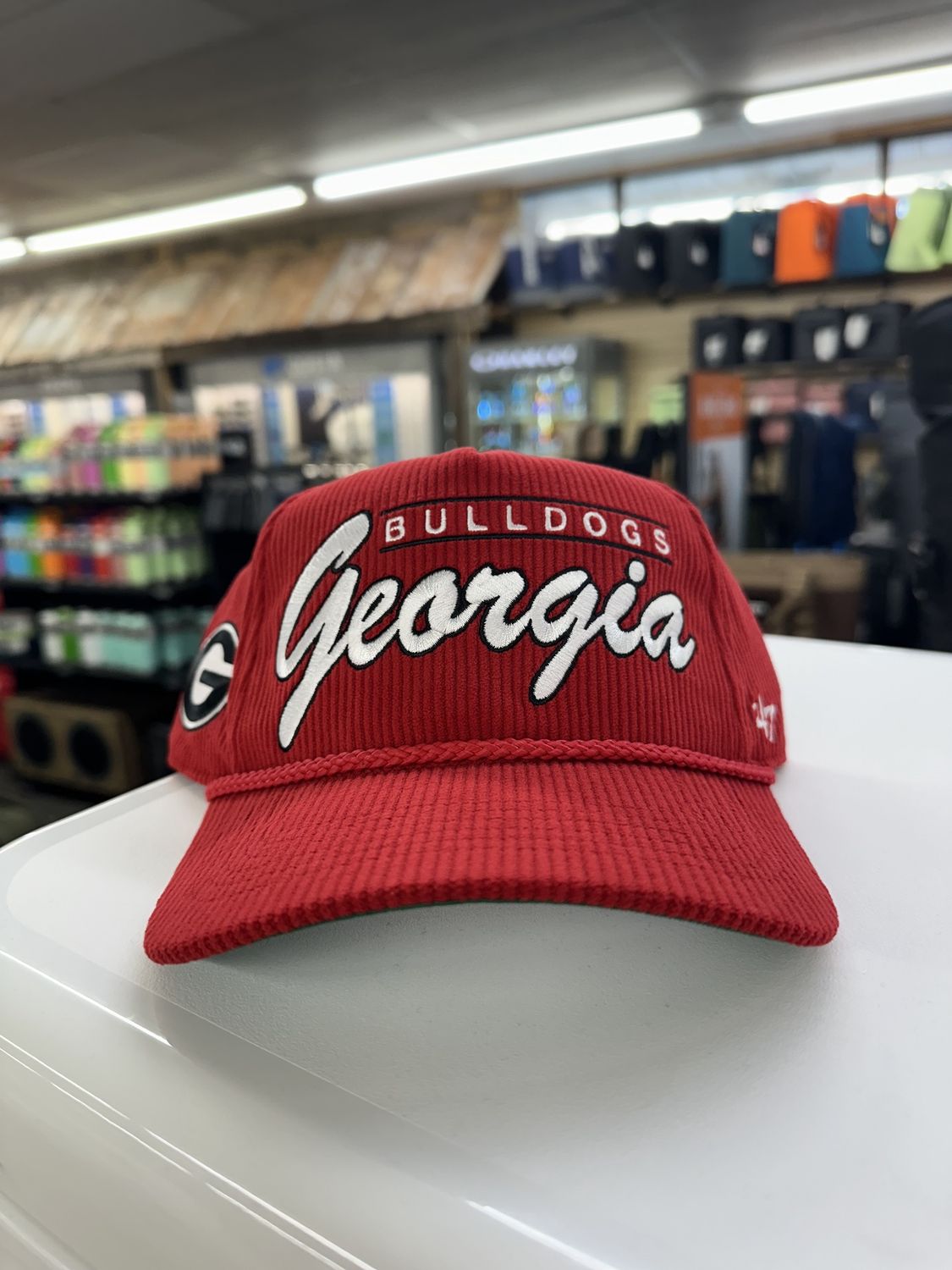 Georgia Bulldogs Red Double Header 47 Hitch Hat