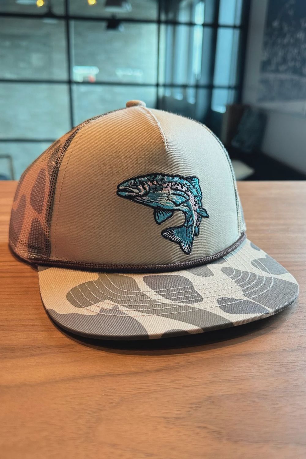 Retro Camo Trout Hat