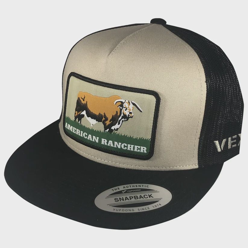 American Rancher Braford Hat - Black/Tan