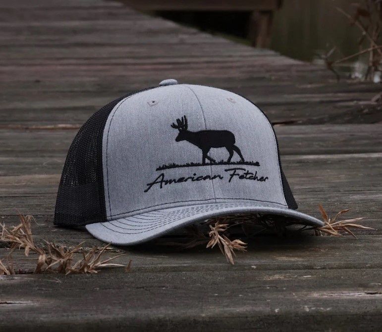 Deer Trucker Hat - Heather/Black